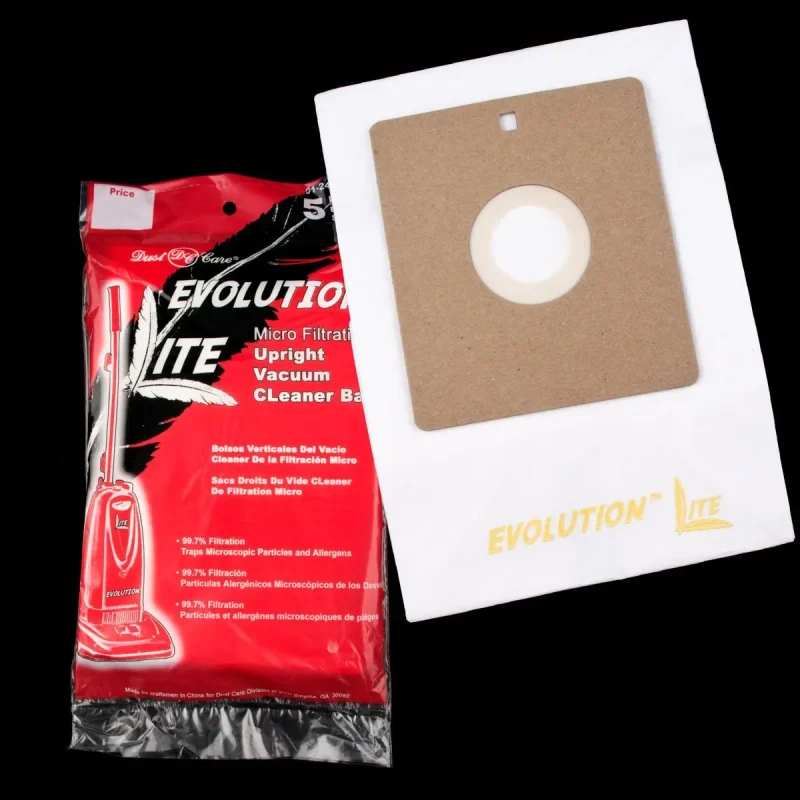 evolution lite 5 pack vacuum cleaner bags