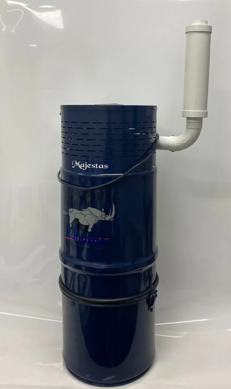 rhinovac majestas central vacuum system with full kit 6 month warranty